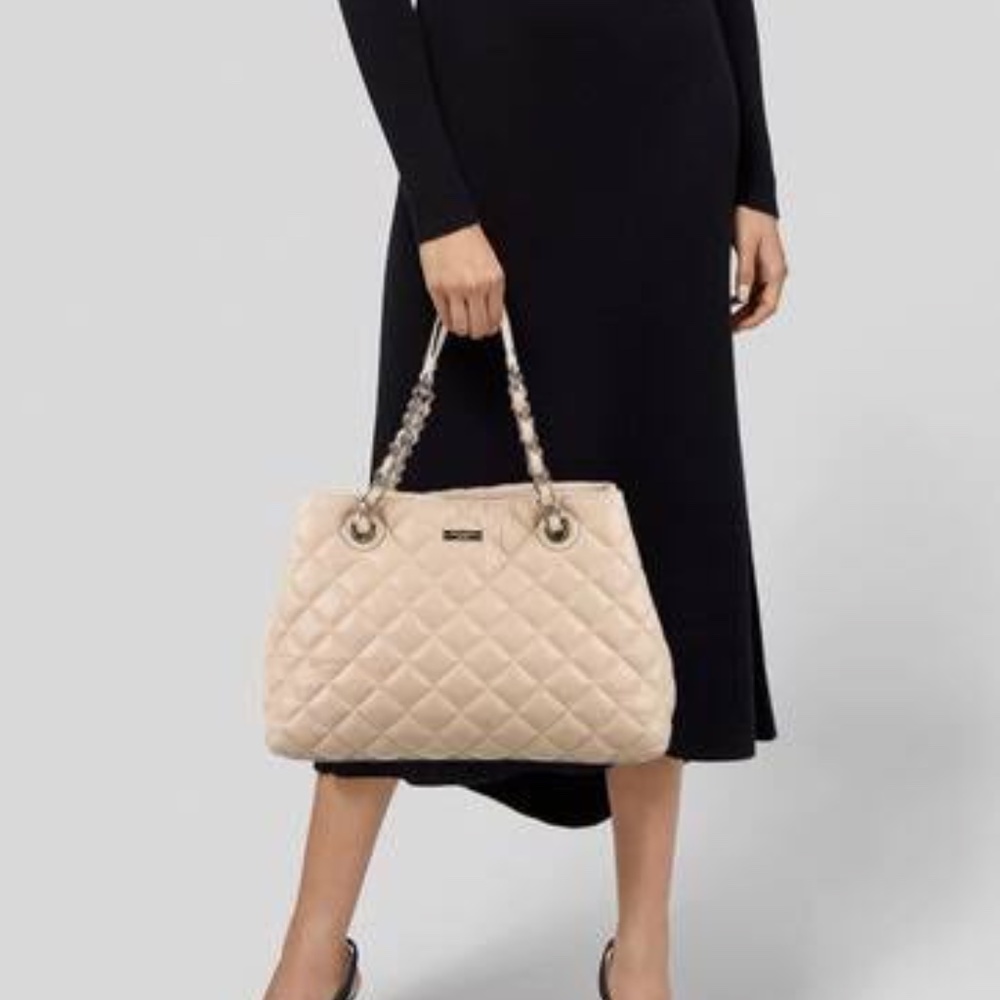 Kate Space Quilted Leather Tote